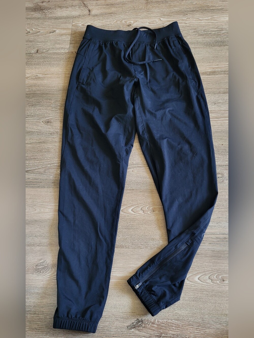 ZYIA Active Black Zip-Ankle Trainer Joggers – Size Small (Peak Zipper?) - Picture 2 of 4